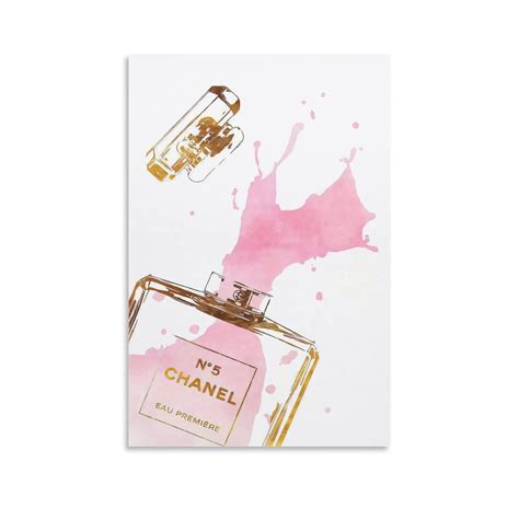 chanel illustration perfume|chanel perfume bottle wall art.